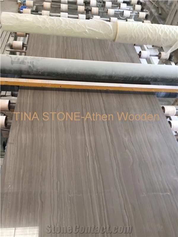 Athen Wooden Marble Tiles Slabs Building Covering