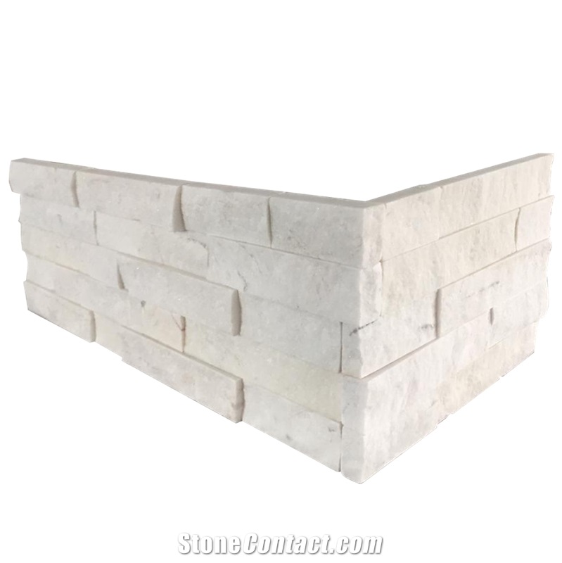 Crystall White Marble Coner Wall Panels
