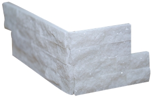 Crystall White Marble Coner Wall Panels