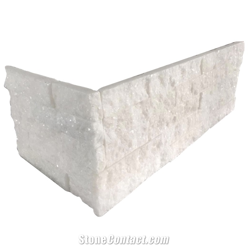 Vietnam Crytal White Coner Marble Wall Cladding