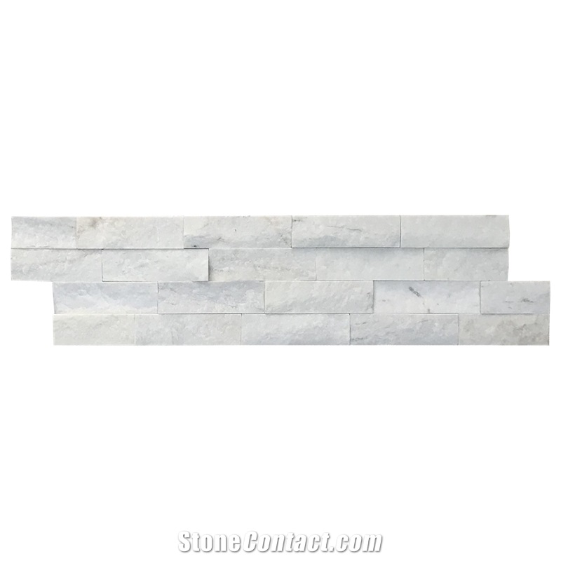 Vietnam Milky White Marble Ledge Stone
