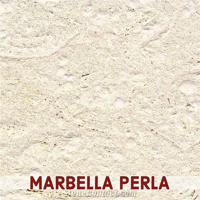 Marbella Blanca Limestone Wall Application