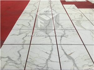 Best Price White Marble Calacatta Gold Cut to Size