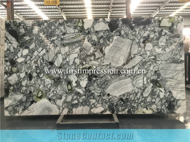 Cheap White Beauty Green Marble Slabs,Ice Green Marble Tiles