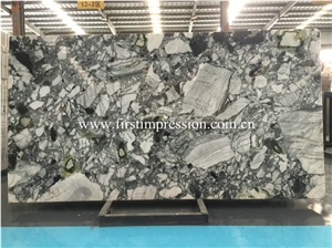 Cheap White Beauty Green Marble Slabs,Ice Green Marble Tiles