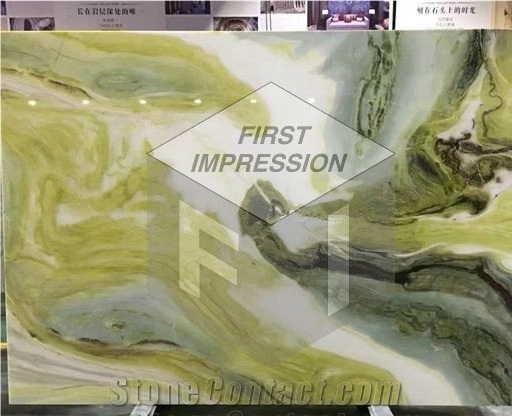 Hot Sale China Dreaming Green Marble Slabs,Tiles