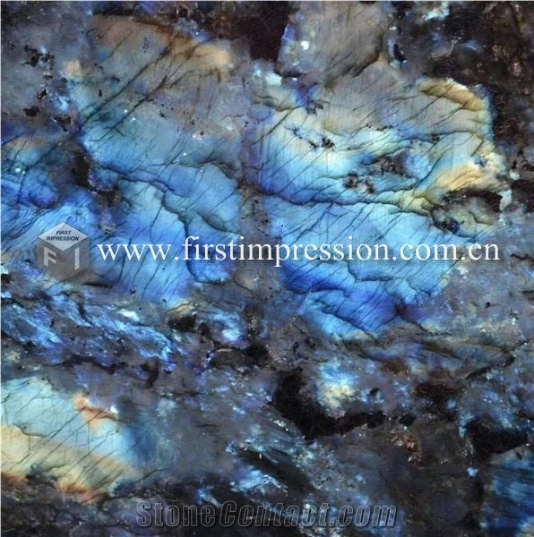 Labradorite Blue Granite Slabs,Tiles for Cladding