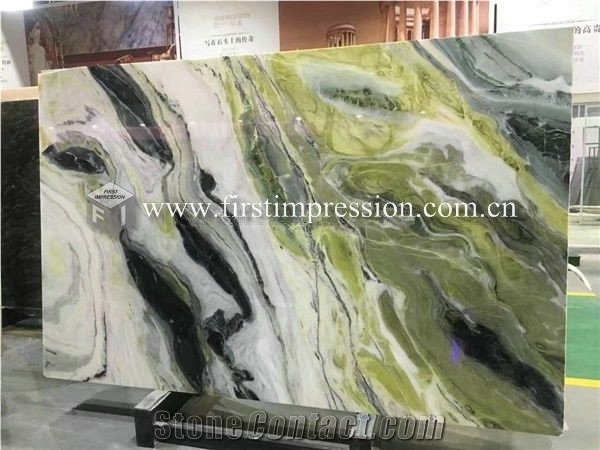 Luxury Dreaming Green Marble Slabs,Tiles