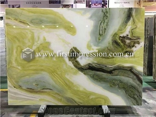 Luxury Dreaming Green Marble Slabs,Tiles
