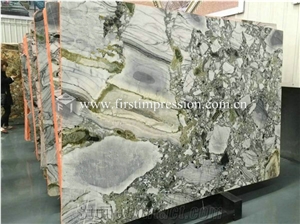 Luxury White Beauty,Ice Connect Marble Slabs,Tiles