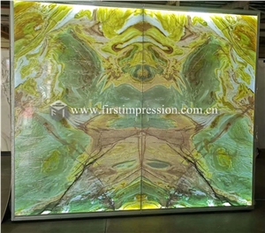 New Polished Dreaming Green Marble Slabs,Tiles