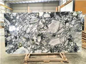 New Polished White Beauty Green Marble Slabs,Tiles