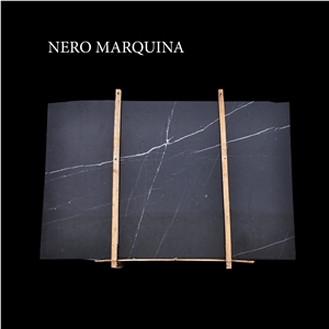 Nero Marquino, Black Orion Marble Slabs