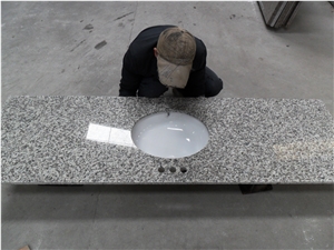 G723 White Granite Prefab Panels for Vanity Table