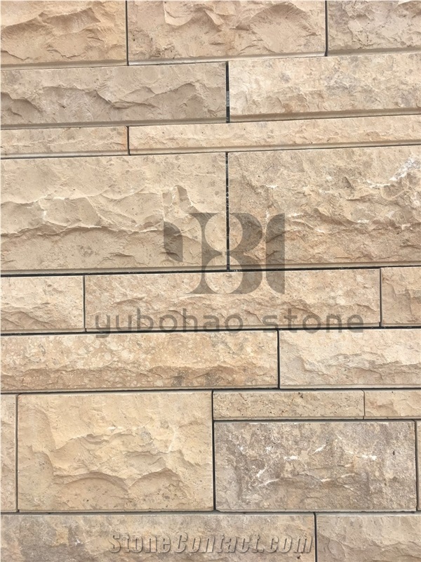 Beige Limestone Cultured Stone for Walling
