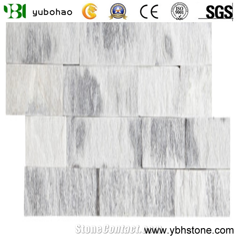 Grey and White Quartzite/Split Cultured Stone