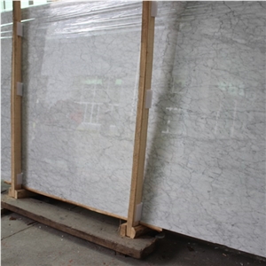 White Bianco Carrara Cd Marble Slab and Tiles