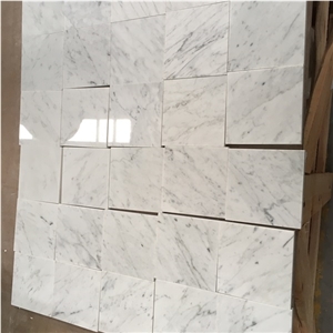 White Bianco Carrara Cd Marble Slab and Tiles