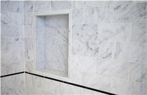 Natural Bianco Carrara White Marble Walling Tiles