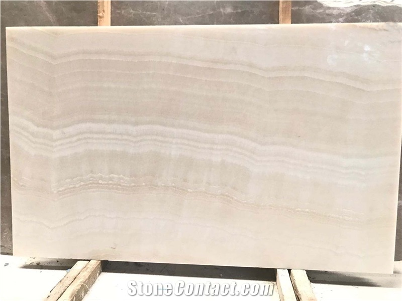 Natural White Tiger Onyx Book Match Slabs Tiles