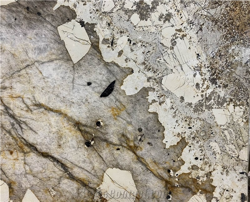 Patagonia Granite Slabs, Blanc Du Blanc