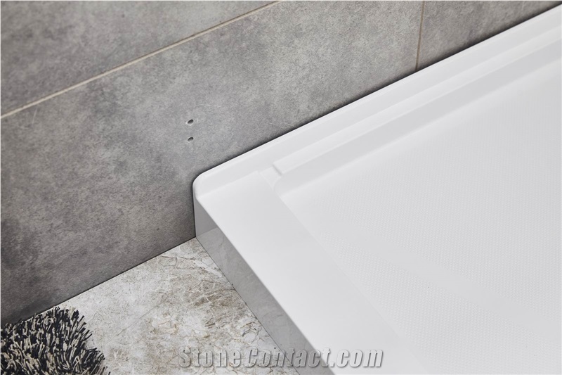 White Smc Shower Trays Pans for Hotel Baths