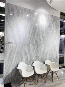 Greece Venatino Cloud White Marble Slab Tile Price