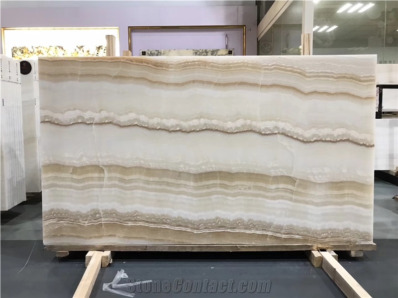 Wholesale Pakistan Ice White Onyx Slab Price