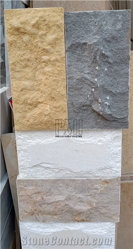 White Limestone - Chiseled Finish Pakistan