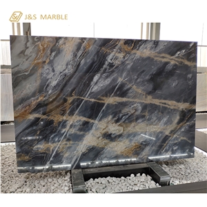 Yinxun Palissandro Black Marble Stone Slab