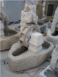 Cheap Granite Stone Garden Water Fountain