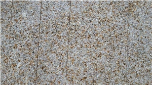 G682 Rusty Yellow Granite Paving Stone and Pavement Tiles