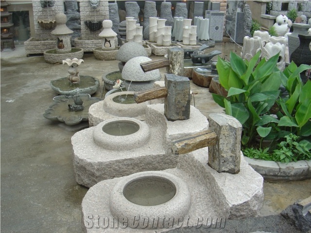 Granite Stone Water Fountain for Garden