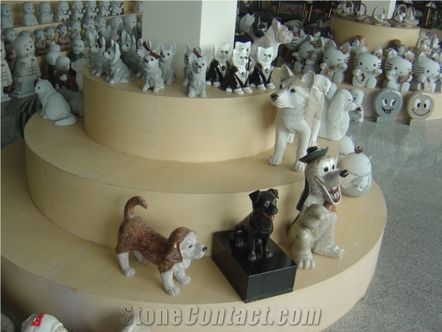 Hot Sale Carved Granite Animal Statues