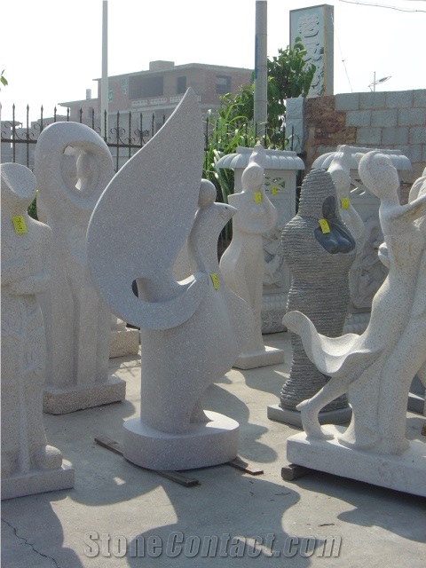 Modern Granite Garden Abstract Stone Sculpture