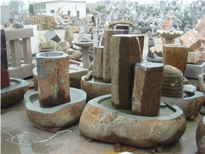 Small Water Fountain Granite Stone Carvings