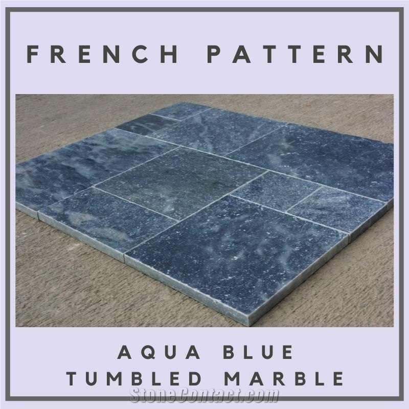 Aqua Blue Marble Tiles Afyon, Aqua Blue Floor Tiles