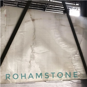 Snow White Onyx Slabs