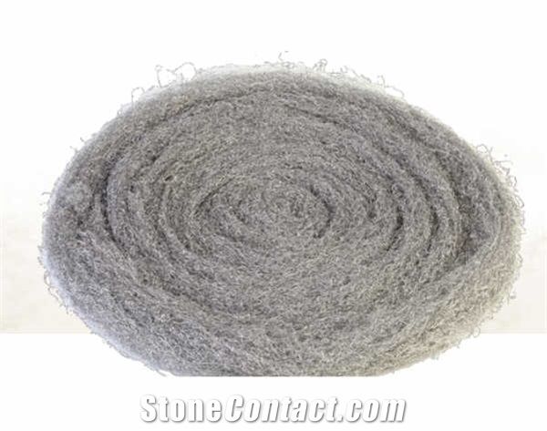 Drawn Steel Wool Floor Pad with Smooth/Curly Texture