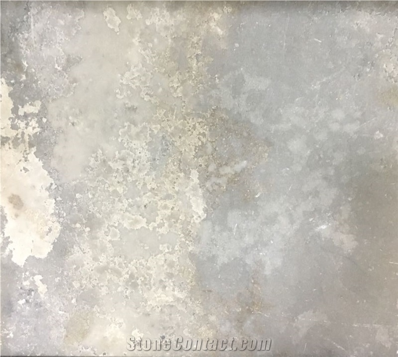 Cement Ash White Quartz Stone