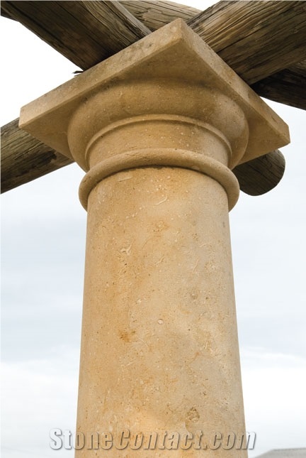Pietra Carparo Rustico Ionic Style Column