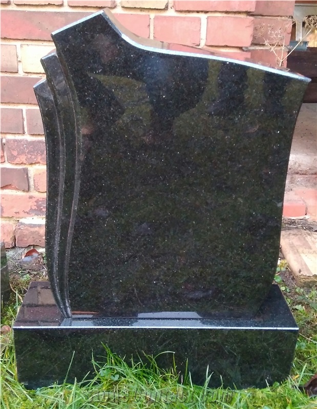 Gabro Black Headstone,Gravestone