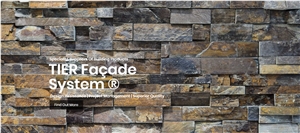 Tier Facade System Slate Walling Panel