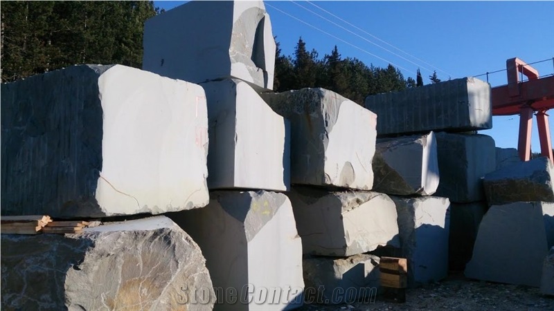 Agrinio Grey Sandstone Raw Blocks in Stock