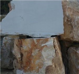 Ioannina Trani Marble,Ioannina Beige Marble Blocks