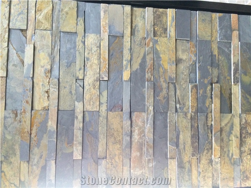 Natural Stone Copper Slate Wall Cladding Veneer