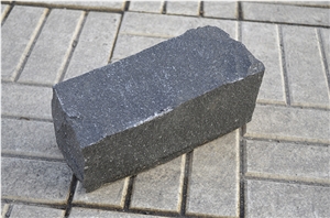 Black Basalt Paving Stones , Cobble Stones