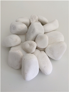 Dolomite Marble Pebble, White Pebble, White Gravel
