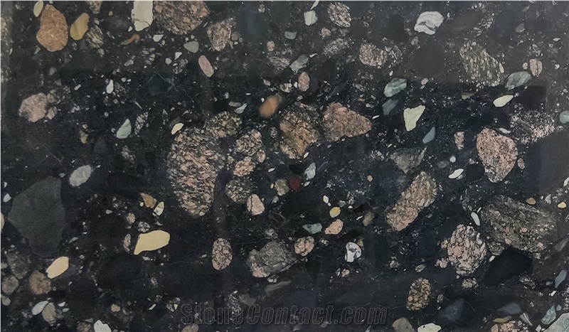 Regal Black Granite Block, India Black Granite