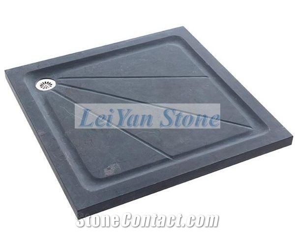 Blue Limestone Shower Tray Bases Honed, L828